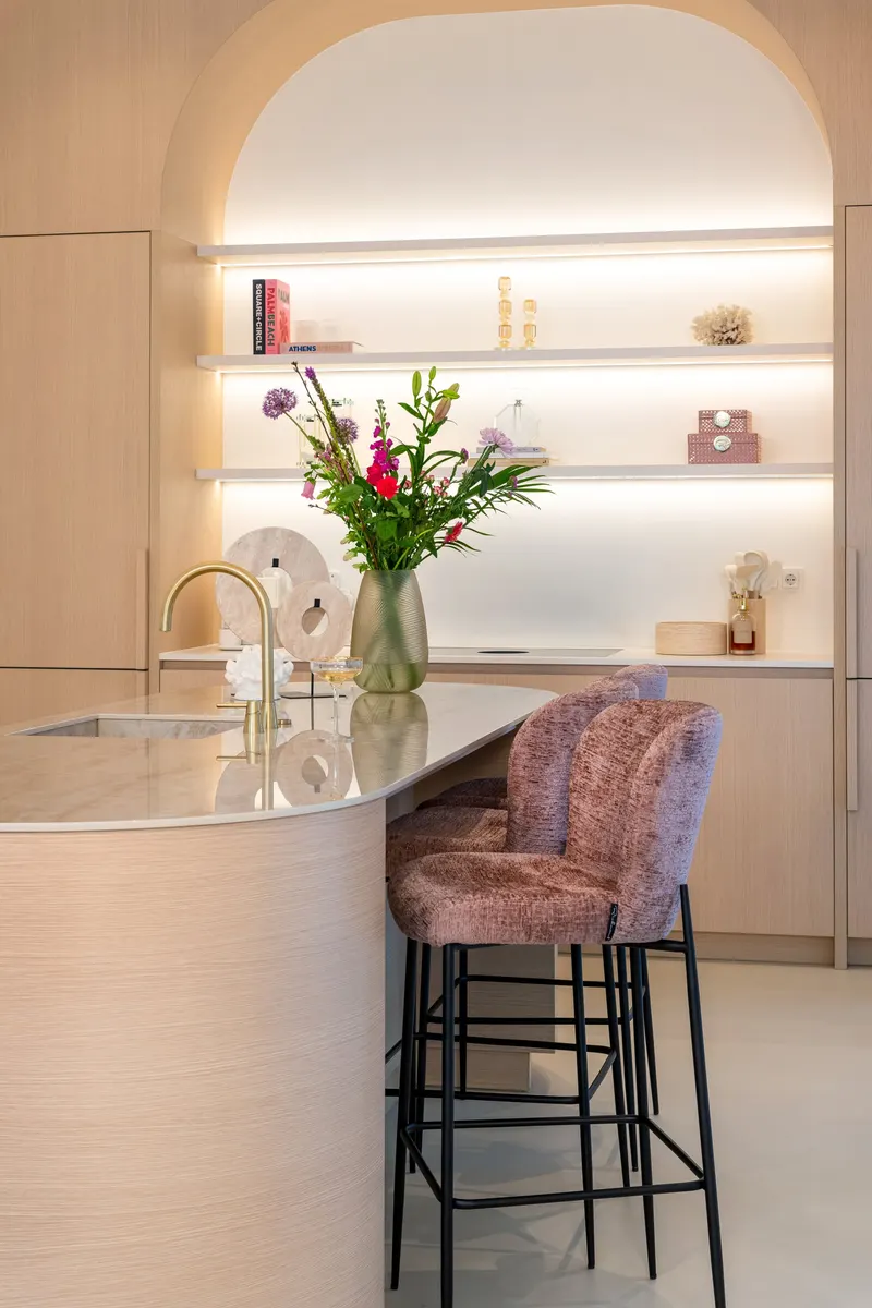 Dekoobjekt Manou, Beige, groß von Richmond Interiors, Wohnbeispiel 7, im Wohnraum