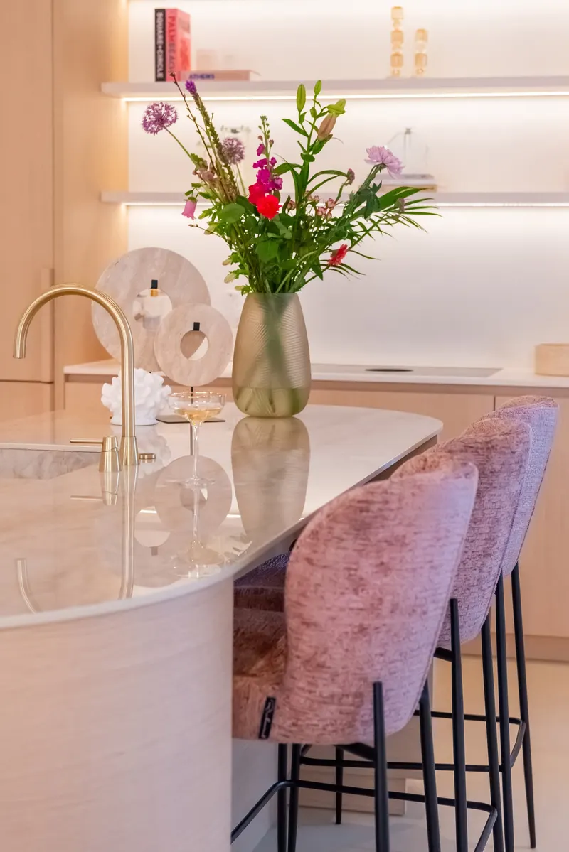 Dekoobjekt Manou, Beige, groß von Richmond Interiors, Wohnbeispiel 8, im Wohnraum