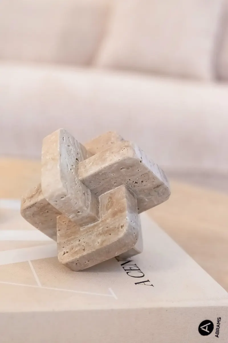 Dekoobjekt Mony, Beige von Richmond Interiors, Wohnbeispiel 4, im Wohnraum