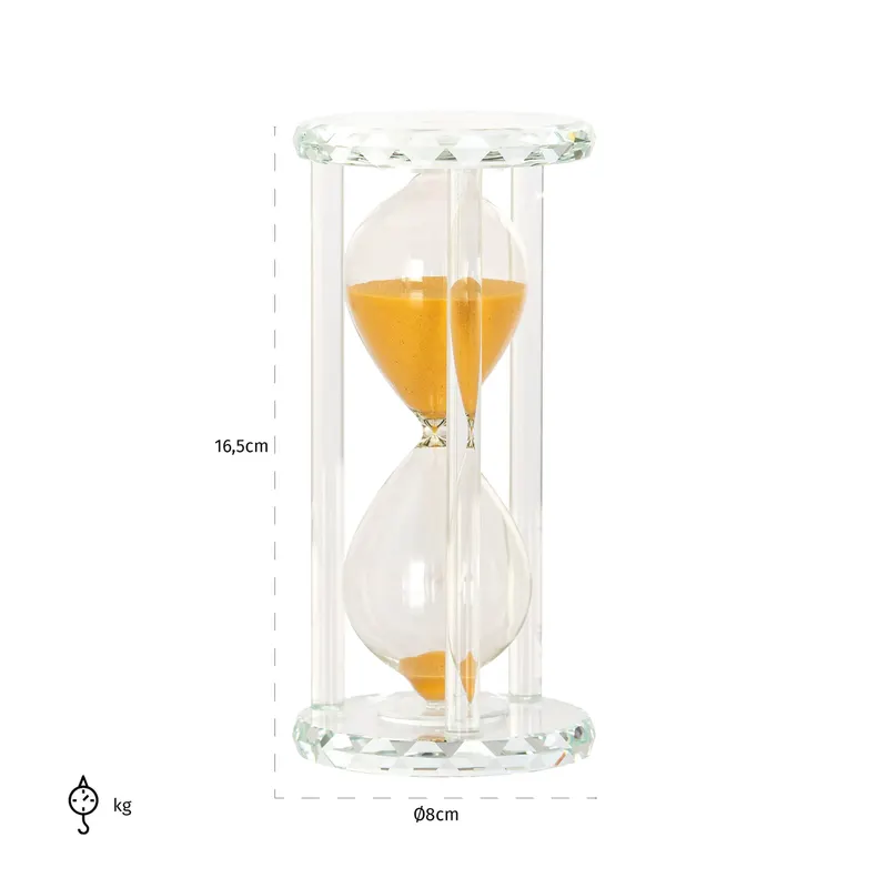 Dekoobjekt Zinia, Orange von Richmond Interiors, Maßzeichnung 2