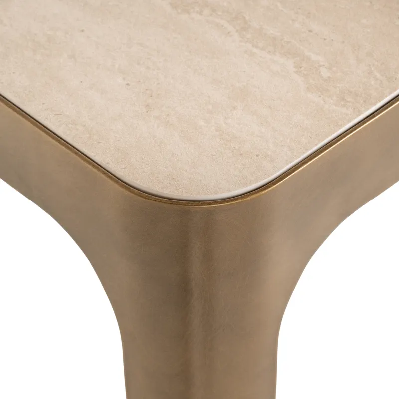 Dekosäule Claridge, Goldfarben antik von Richmond Interiors, Produktansicht 6