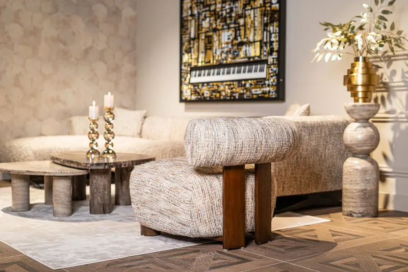 Sessel Arabella, Greige coco von Richmond Interiors, Wohnbeispiel 11, im Wohnraum