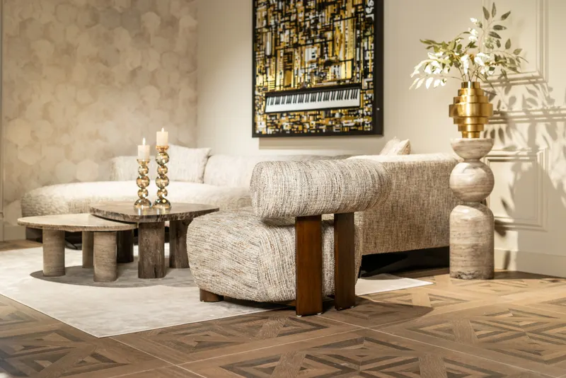 Sessel Arabella, Greige coco von Richmond Interiors, Wohnbeispiel 14, im Wohnraum