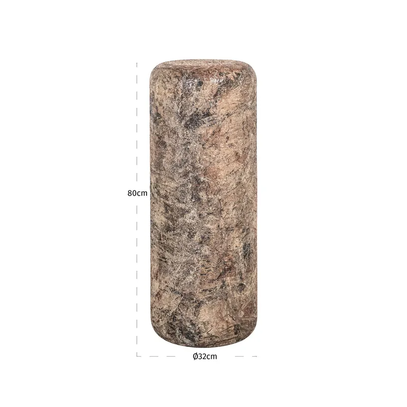 Dekosäule Mayah, Beige von Richmond Interiors, Maßzeichnung 6