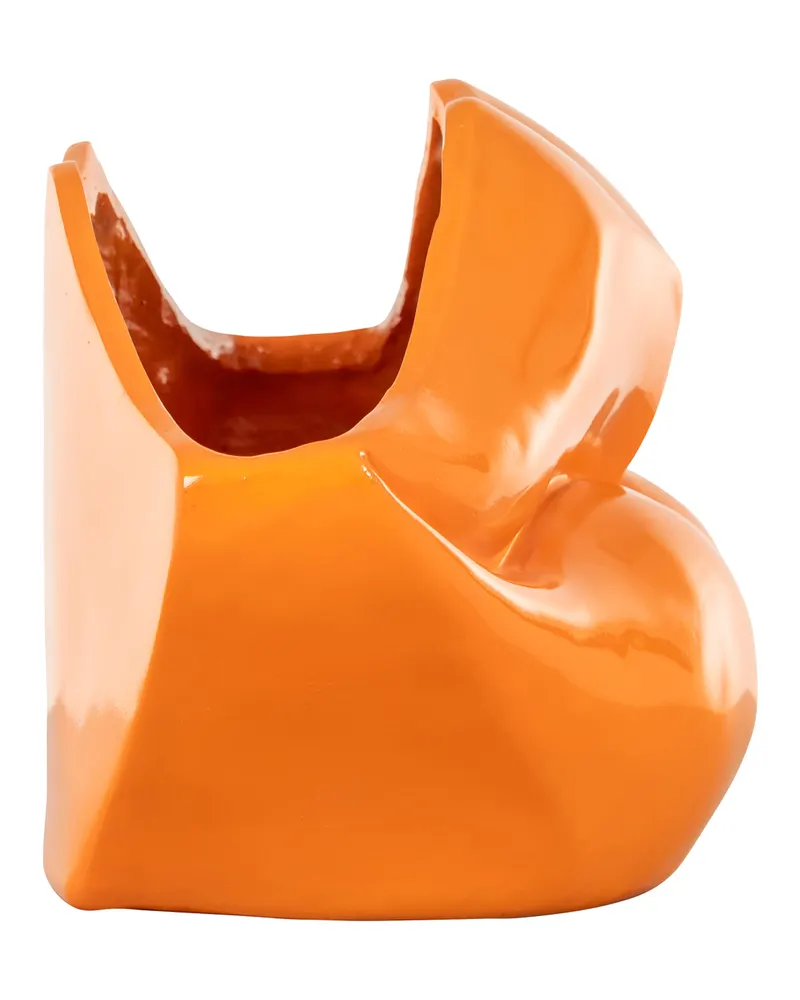 Vase Lippo in Orange von Richmond Interiors, Produktansicht 3