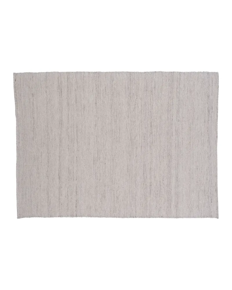 Devi Teppich, handgewebt und flach in 300 × 200 cm, Beige, Ansicht 1