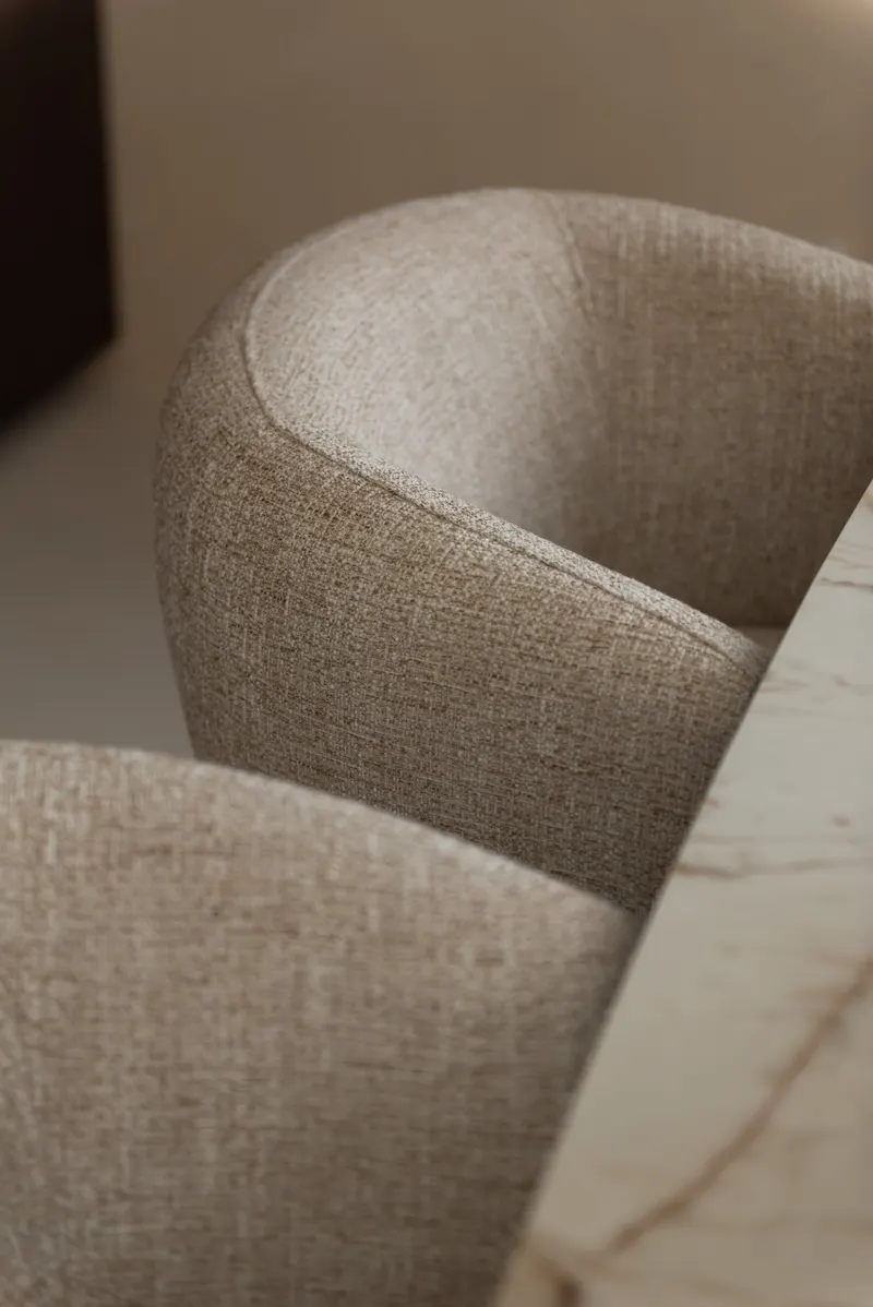 Dinan Esszimmerstuhl, Cream tweed von Richmond Interiors, Wohnbeispiel 9, im Wohnraum