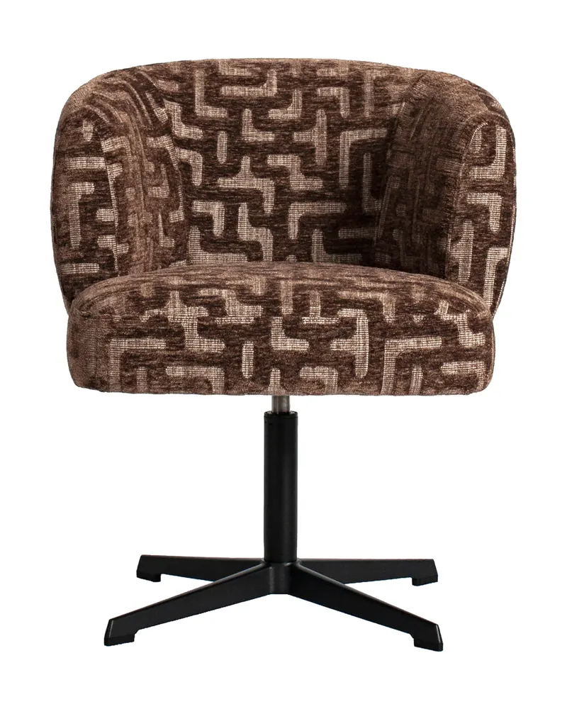 Dinan Esszimmerstuhl, Brown labyrinth von Richmond Interiors