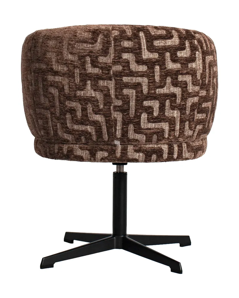 Dinan Esszimmerstuhl, Brown labyrinth von Richmond Interiors, Produktansicht 5