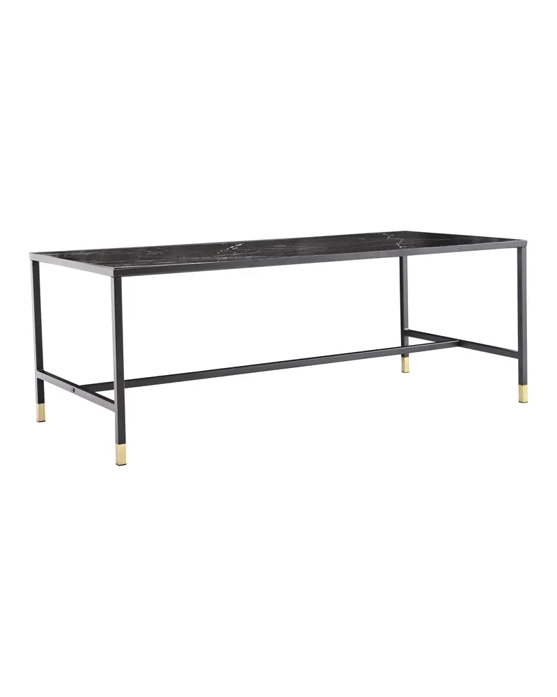 Dipp Couchtisch mit Stahlbeinen in 130 × 60 cm, Ansicht 3