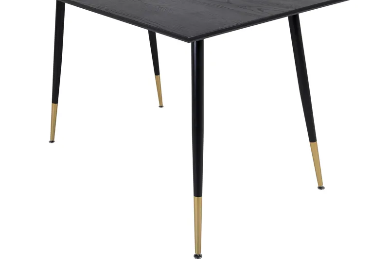 Dipp rechteckiger Esstisch mit goldfarbenen Beinenden in 120 × 85 cm, Ansicht 5