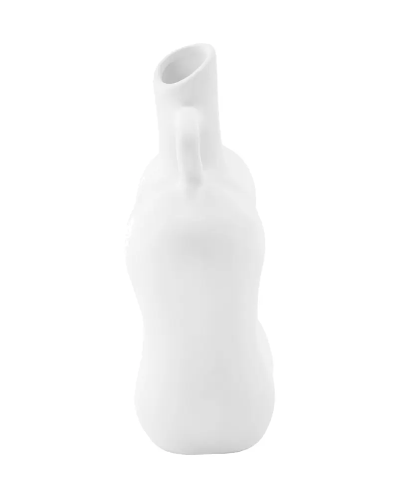 Dity flache Vase mit seitlicher Aussparung aus Steinzeug, Ansicht 4