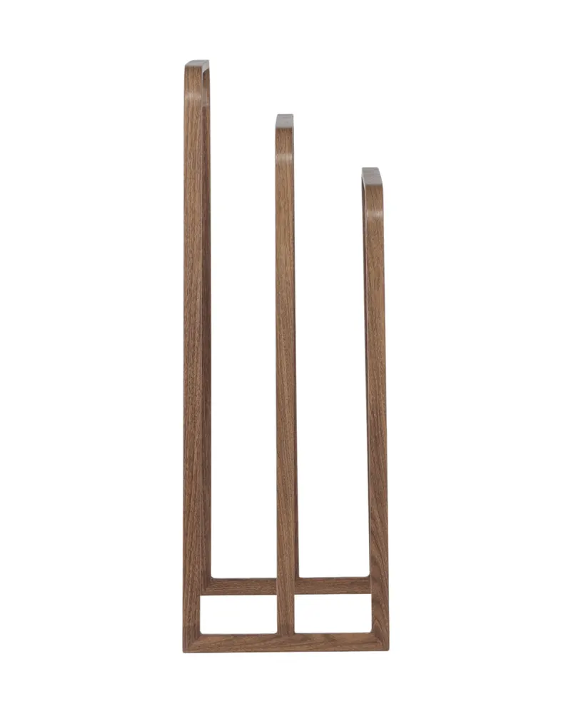 Drammen Garderobe aus Stahl in 30 × 76 × 54 cm, Mokka, Ansicht 2