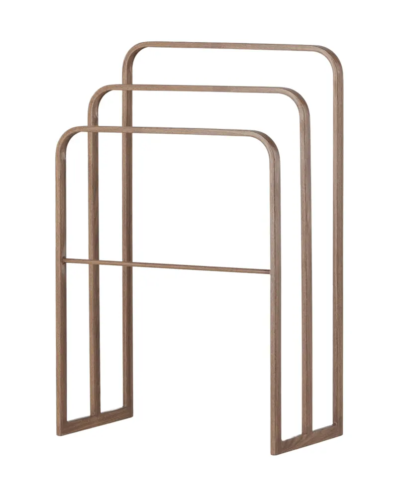 Drammen Garderobe aus Stahl in 30 × 76 × 54 cm, Mokka, Ansicht 4