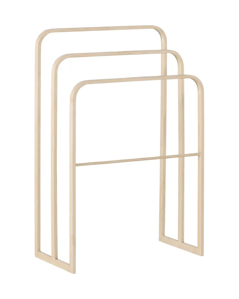 Drammen Garderobe aus Stahl in 30 × 85 × 54 cm, Whitewash, Ansicht 1