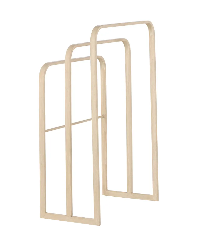 Drammen Garderobe aus Stahl in 30 × 85 × 54 cm, Whitewash, Ansicht 8