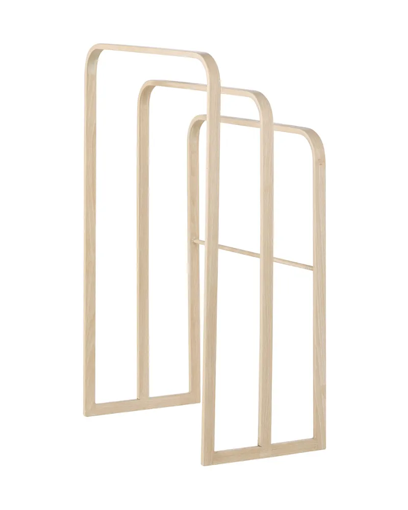 Drammen Garderobe aus Stahl in 30 × 85 × 54 cm, Whitewash, Ansicht 12