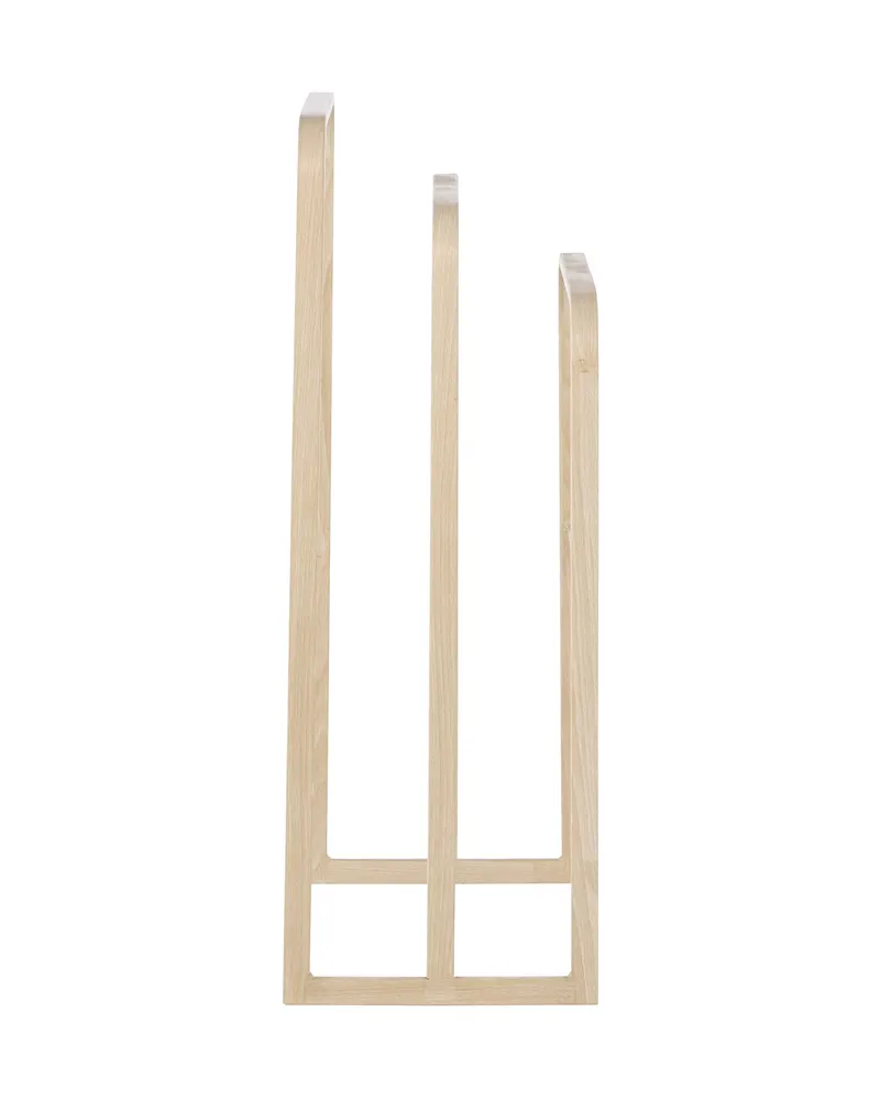 Drammen Garderobe aus Stahl in 30 × 85 × 54 cm, Whitewash, Ansicht 3