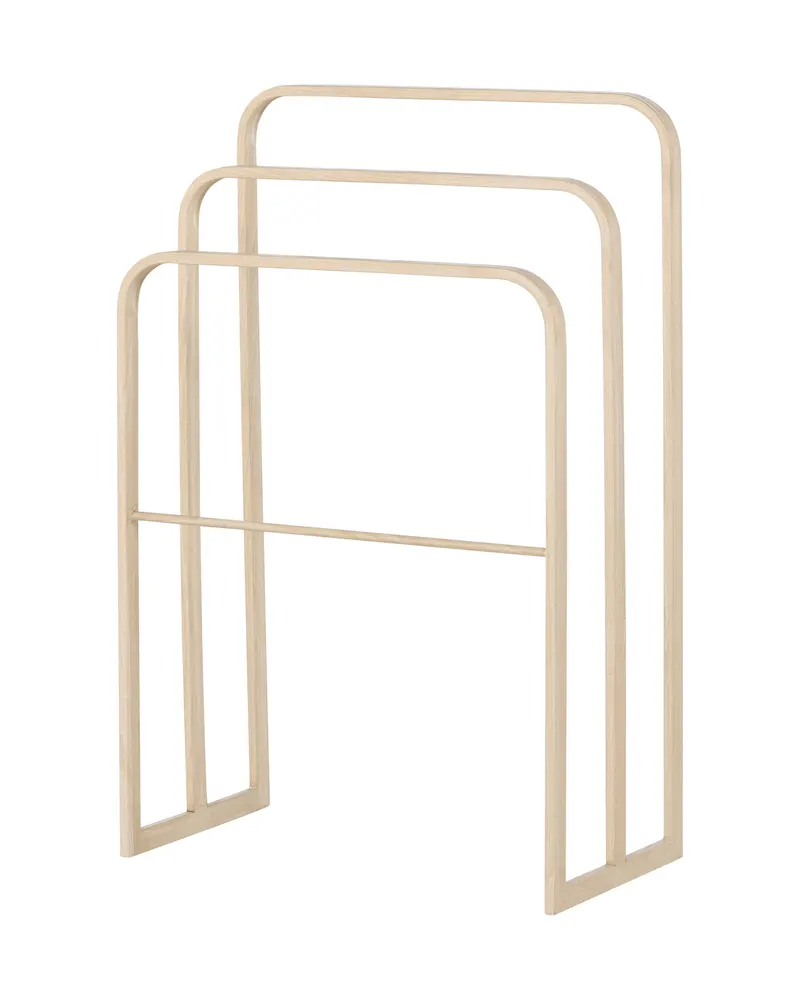 Drammen Garderobe aus Stahl in 30 × 85 × 54 cm, Whitewash, Ansicht 5