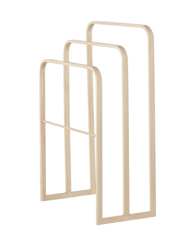 Drammen Garderobe aus Stahl in 30 × 85 × 54 cm, Whitewash, Ansicht 6