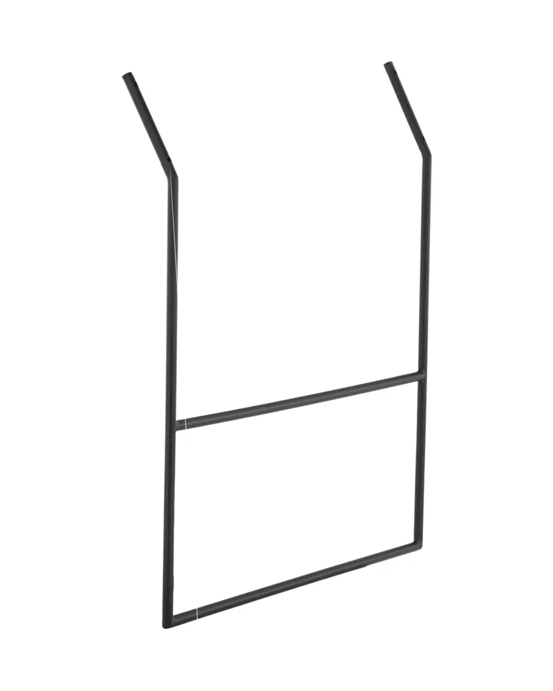 Drammen Garderobe aus Stahl in 2 × 80 × 80 cm, Schwarz, Ansicht 7
