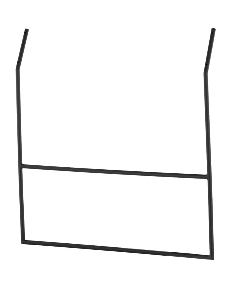 Drammen Garderobe aus Stahl in 2 × 80 × 80 cm, Schwarz, Ansicht 10