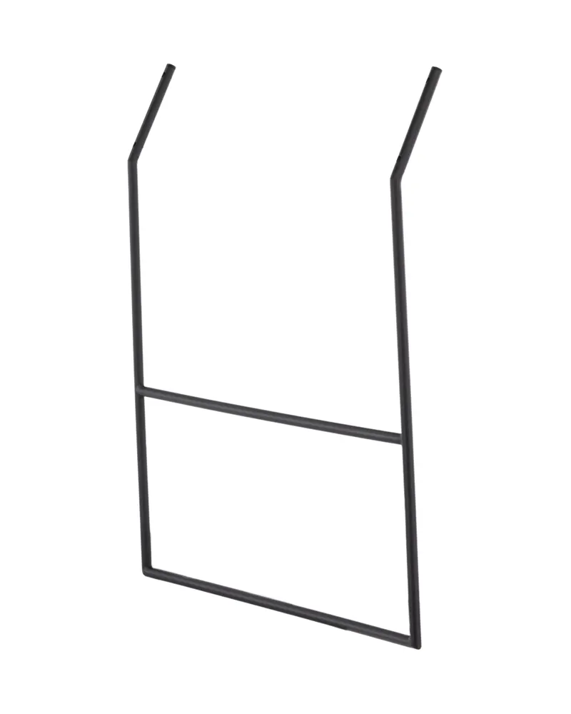 Drammen Garderobe aus Stahl in 2 × 80 × 80 cm, Schwarz, Ansicht 11