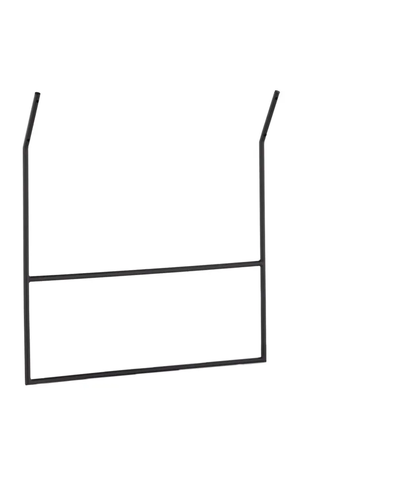 Drammen Garderobe aus Stahl in 2 × 80 × 80 cm, Schwarz, Ansicht 12