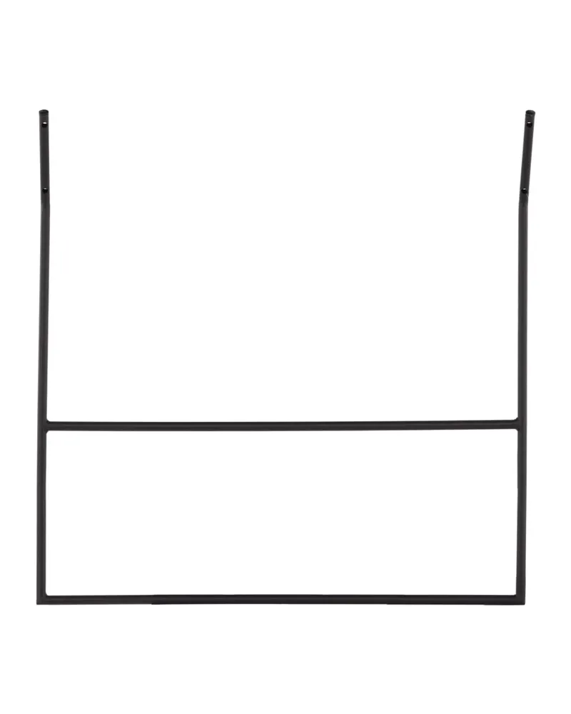 Drammen Garderobe aus Stahl in 2 × 80 × 80 cm, Schwarz, Ansicht 4