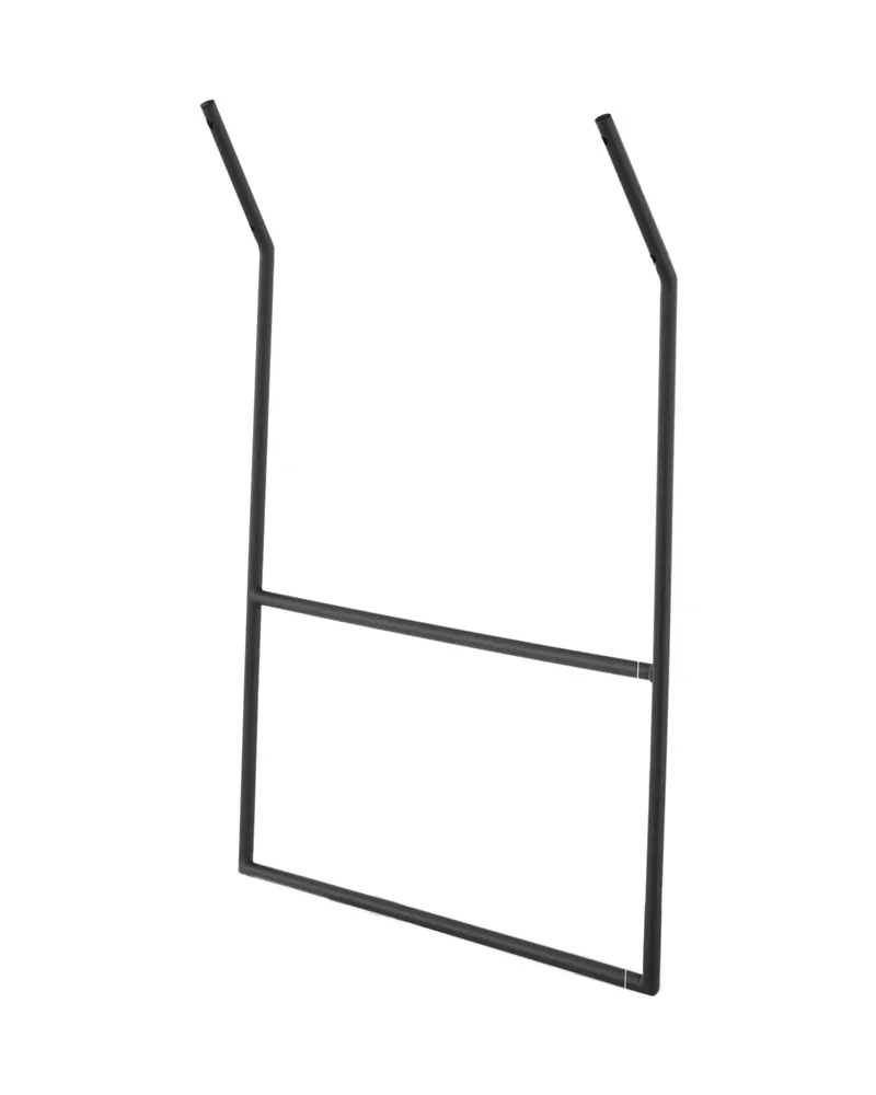 Drammen Garderobe aus Stahl in 2 × 80 × 80 cm, Schwarz, Ansicht 5