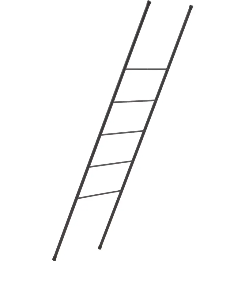 Drammen Garderobe aus Stahl in 2 × 160 × 50 cm, Schwarz, Ansicht 8