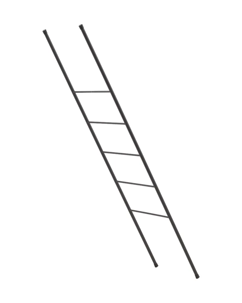 Drammen Garderobe aus Stahl in 2 × 160 × 50 cm, Schwarz, Ansicht 12