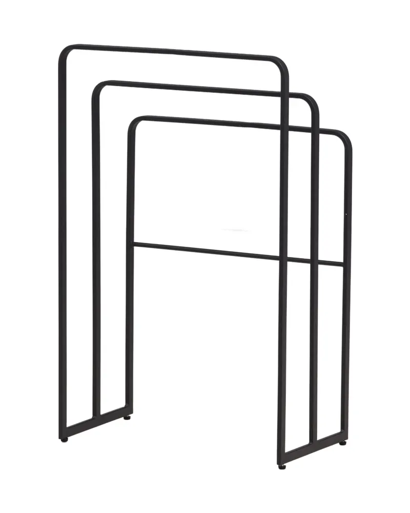 Drammen Garderobe aus Stahl in 30 × 84 × 54 cm, Schwarz, Ansicht 11