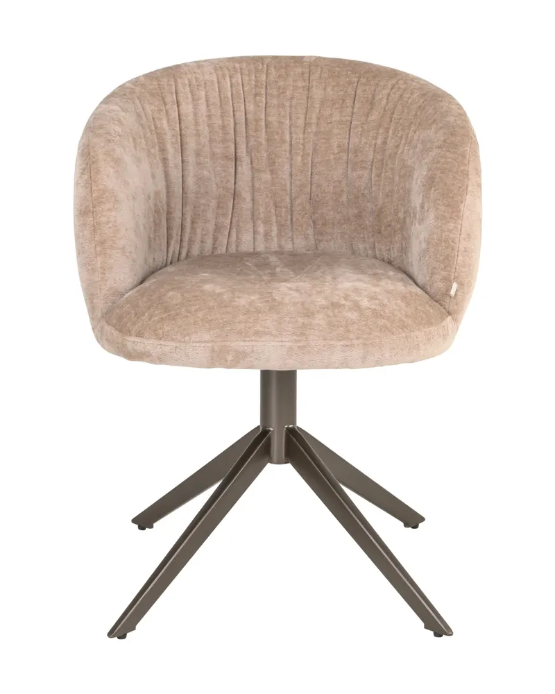 Esszimmerstuhl Cassi, Sand soft, drehbar von Richmond Interiors