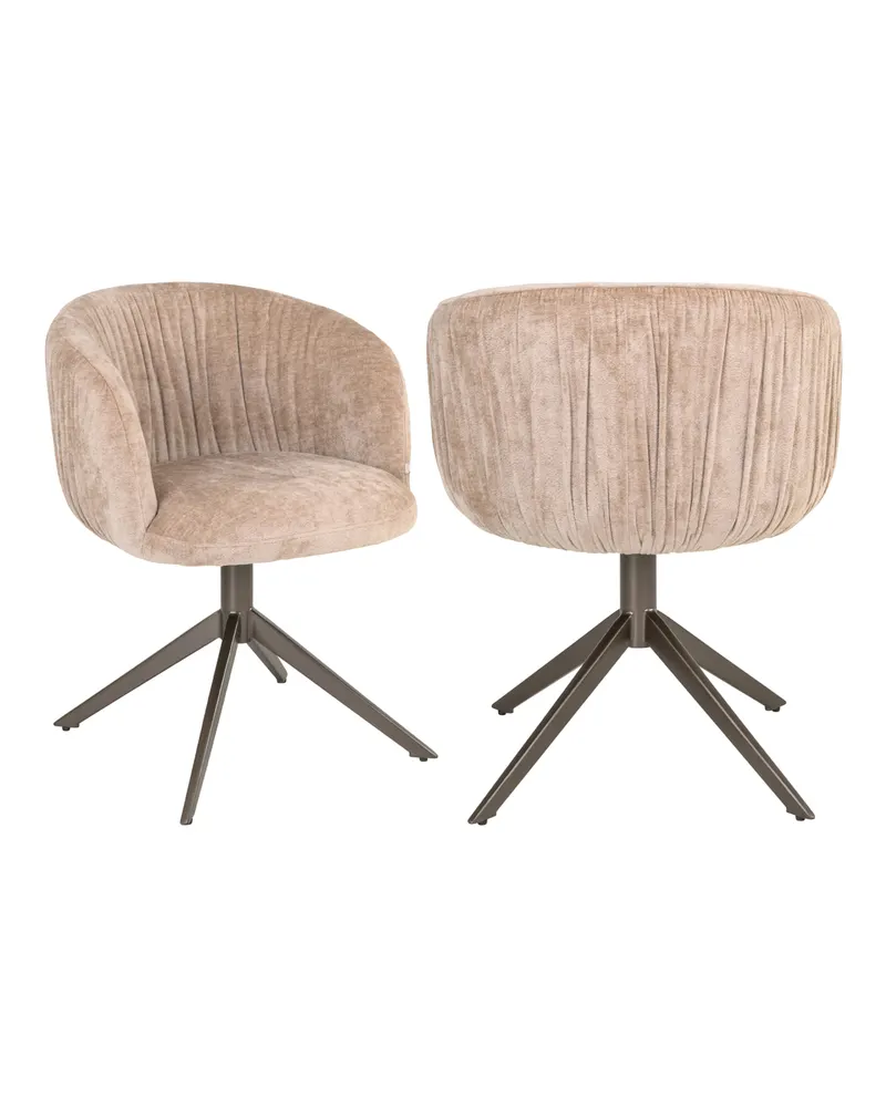 Esszimmerstuhl Cassi, Sand soft, drehbar von Richmond Interiors, Produktansicht 2