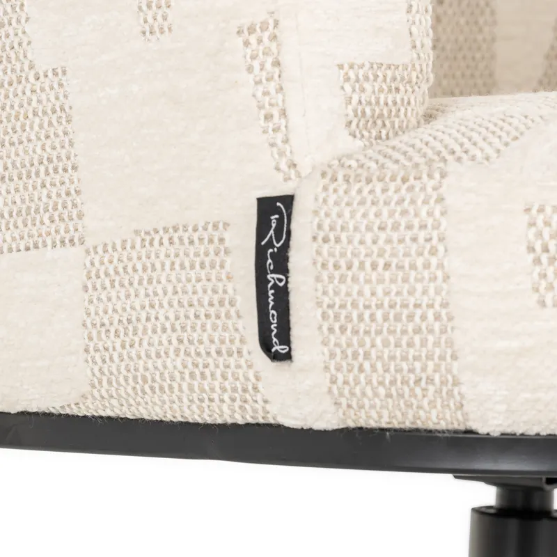 Esszimmerstuhl Cheyenne, Beige graffic, drehbar von Richmond Interiors, Produktansicht 6