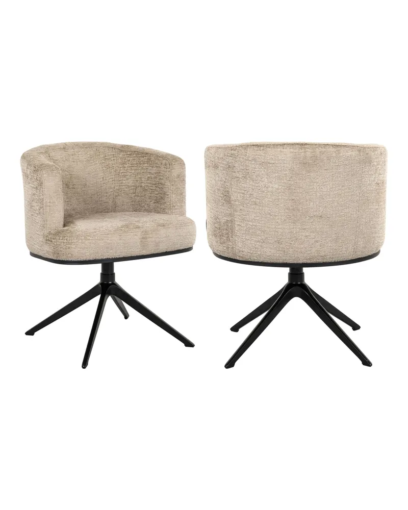 Esszimmerstuhl Cheyenne, Desert fusion, drehbar, feuerhemmend von Richmond Interiors, Produktansicht 2