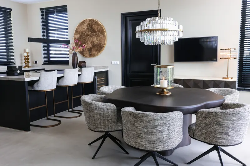 Aufbewahrungsdose Vivy, Schwarz, klein von Richmond Interiors, Wohnbeispiel 12, im Wohnraum