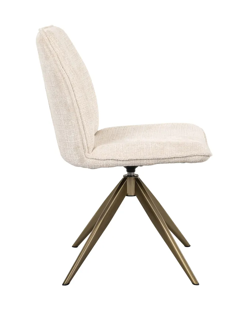 Drehbarer Esszimmerstuhl Dakota, Niagara beige von Richmond Interiors, Produktansicht 4