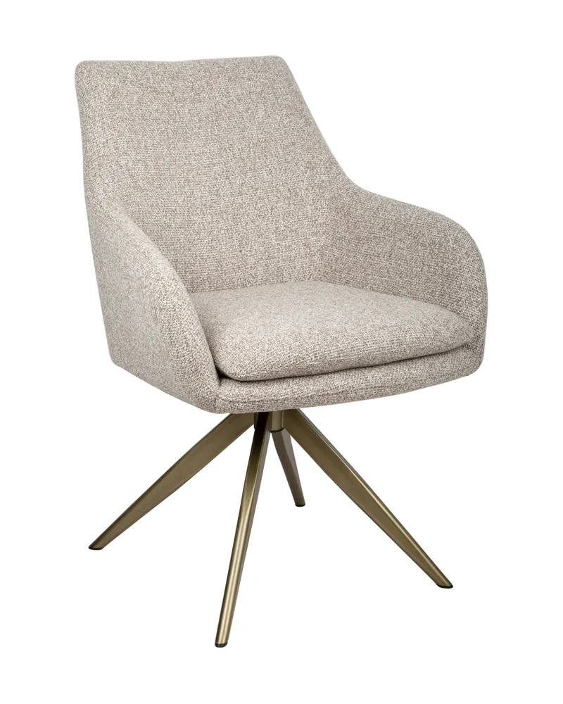 Esszimmerstuhl Lisonne, Cayenne brown, drehbar von Richmond Interiors, Produktansicht 3