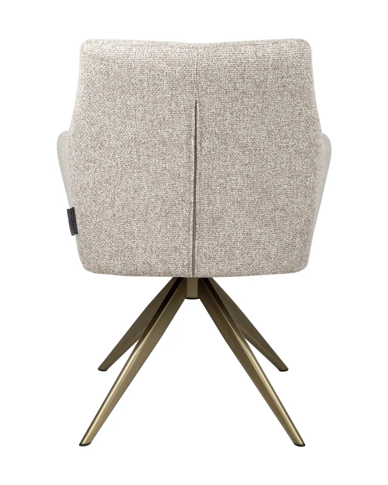 Esszimmerstuhl Lisonne, Cayenne brown, drehbar von Richmond Interiors, Produktansicht 5