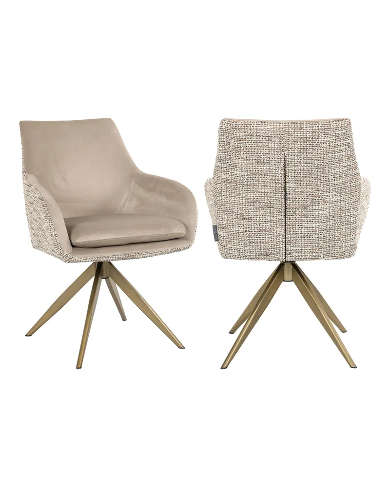 Esszimmerstuhl Lisonne, Trendy nature, drehbar von Richmond Interiors, Produktansicht 2
