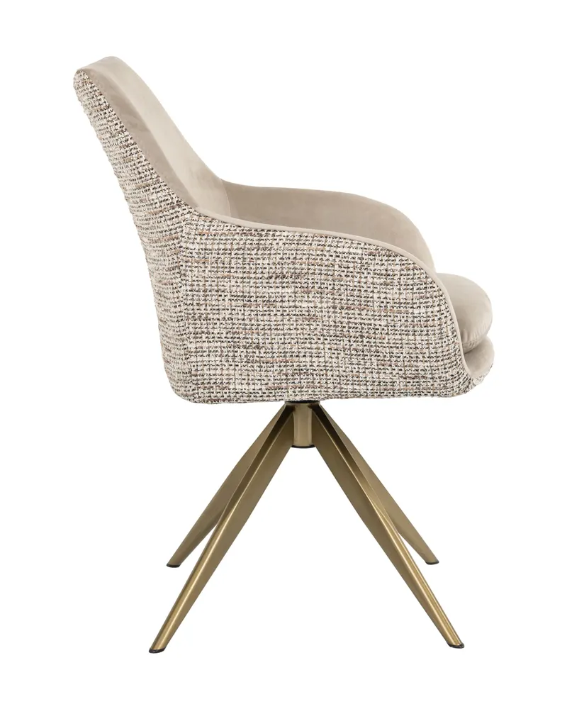 Esszimmerstuhl Lisonne, Trendy nature, drehbar von Richmond Interiors, Produktansicht 4