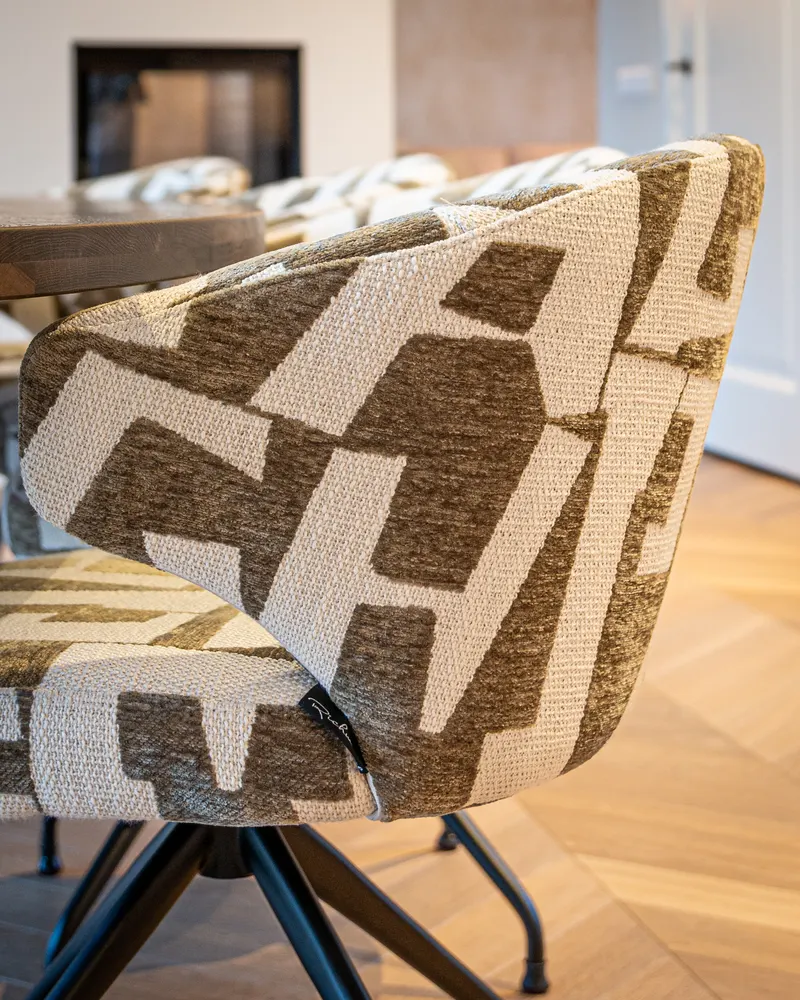 Esszimmerstuhl Milly, Moss graffic, drehbar von Richmond Interiors, Wohnbeispiel 8, im Wohnraum