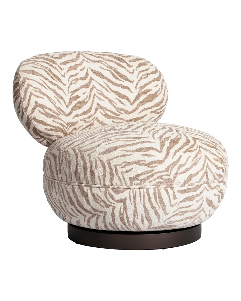 Sessel Jace, Beige tiger, drehbar von Richmond Interiors, Produktansicht 4