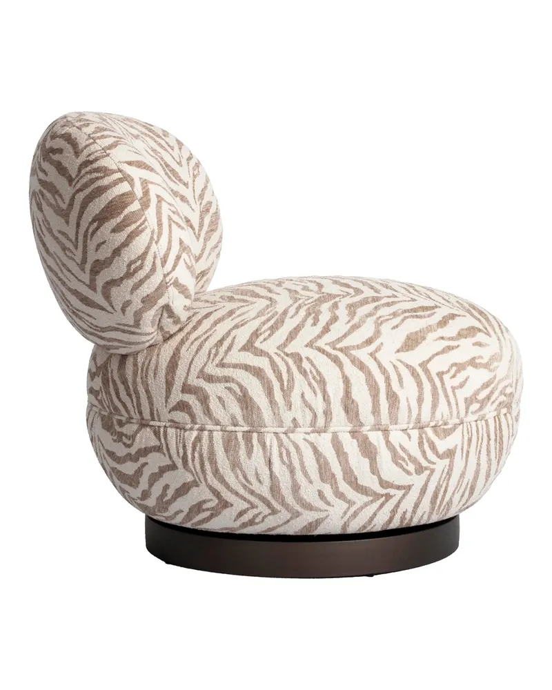 Sessel Jace, Beige tiger, drehbar von Richmond Interiors, Produktansicht 5