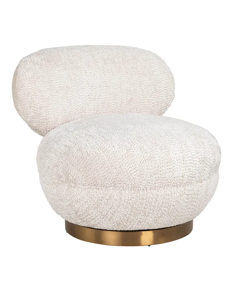 Sessel Jace, Lovely cream, drehbar von Richmond Interiors, Produktansicht 6