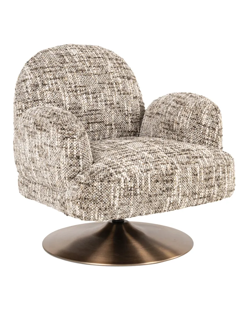 Sessel Kagney, Brown omara, drehbar von Richmond Interiors, Produktansicht 2