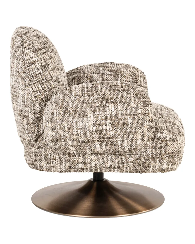 Sessel Kagney, Brown omara, drehbar von Richmond Interiors, Produktansicht 3