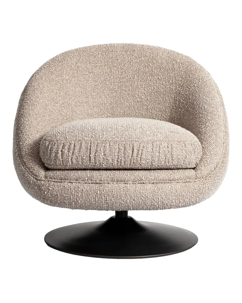 Drehbarer Sessel Nodo in Natural chunky